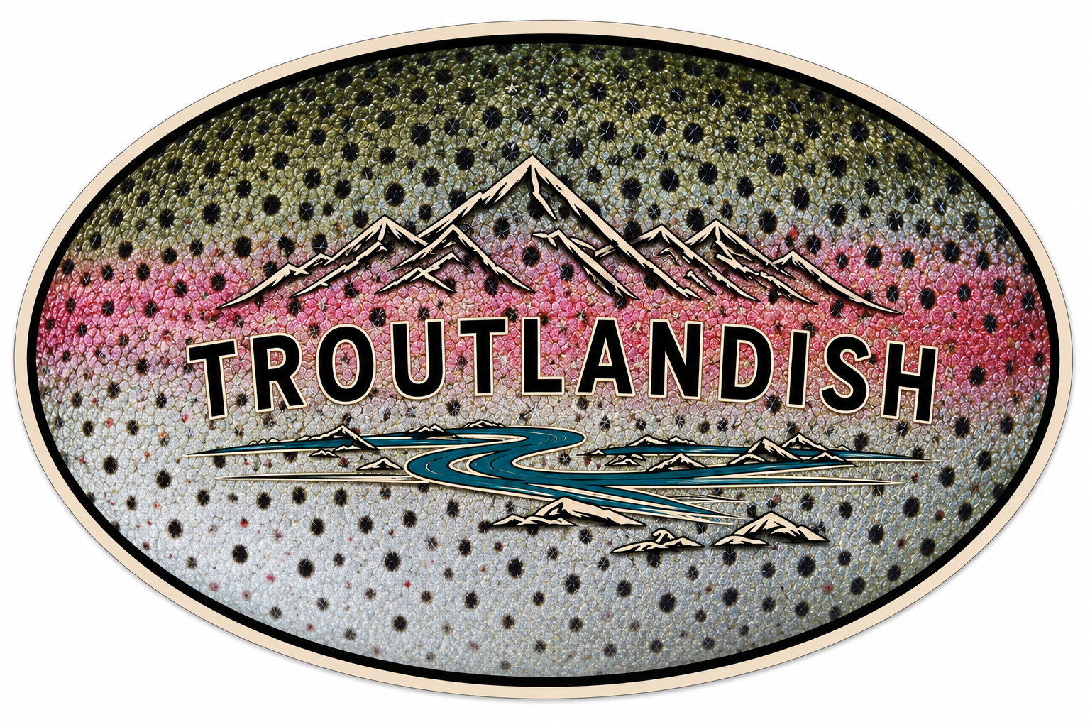 Troutlandish Bumper Sticker