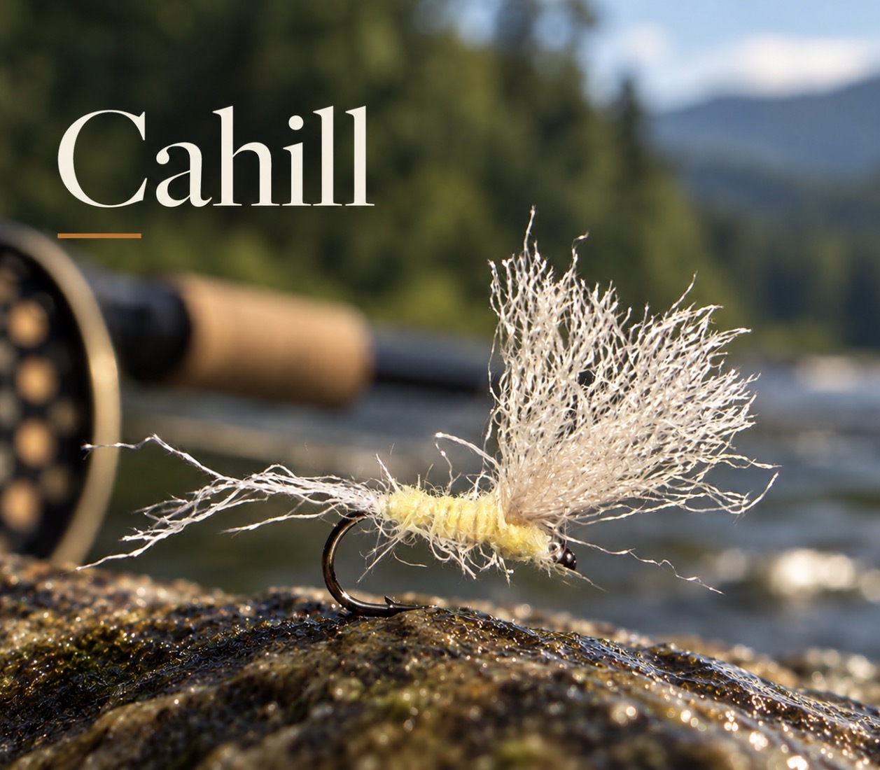 Light Cahill dry fly, Upper Delaware River fishing report fly of the week